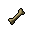yellowed bone