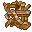 wooden trash