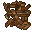 wooden trash