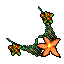 dinky moss floret garland